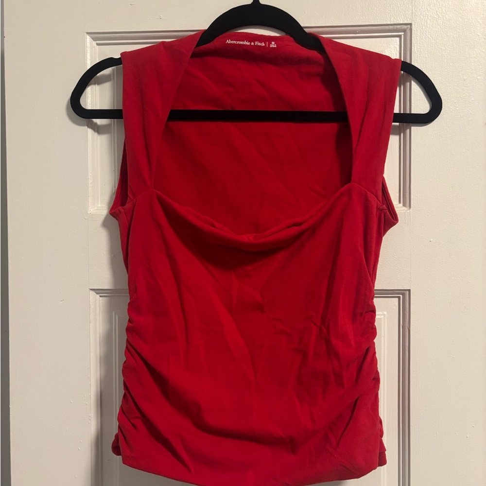 Abercrombie & Fitch Red Ava Tank Top